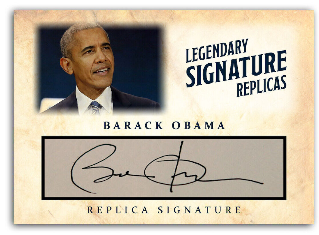 Barack Obama ACEO Autograph Collectible Replica Presidential Signature Card