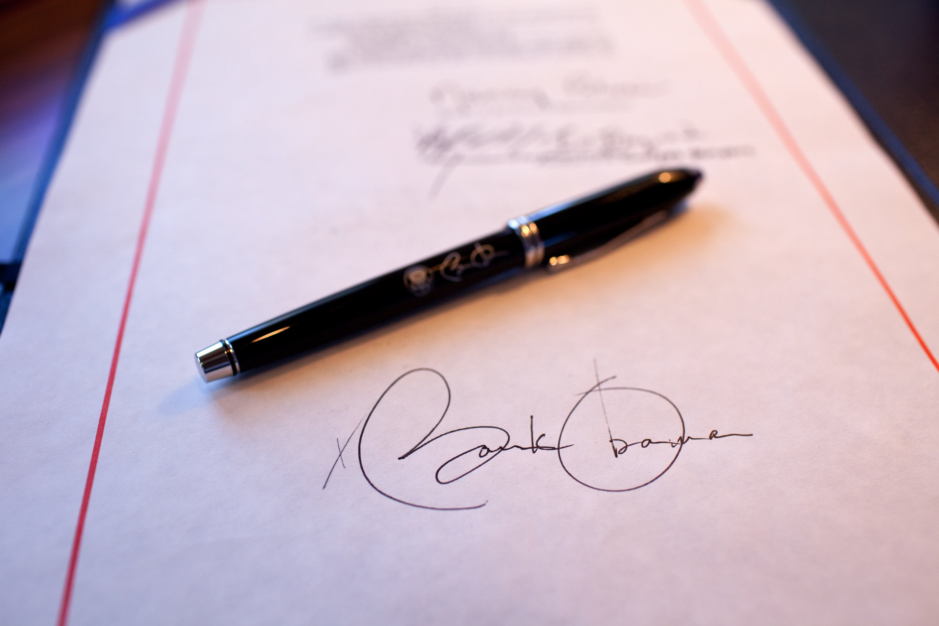 Barack Obama autograph