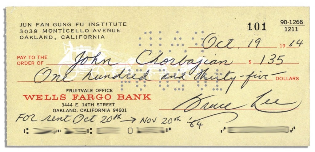 Bruce Lee Autograph Letter Signed