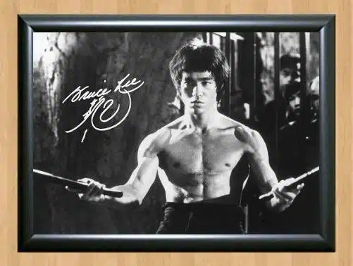 Bruce Lee Autographed