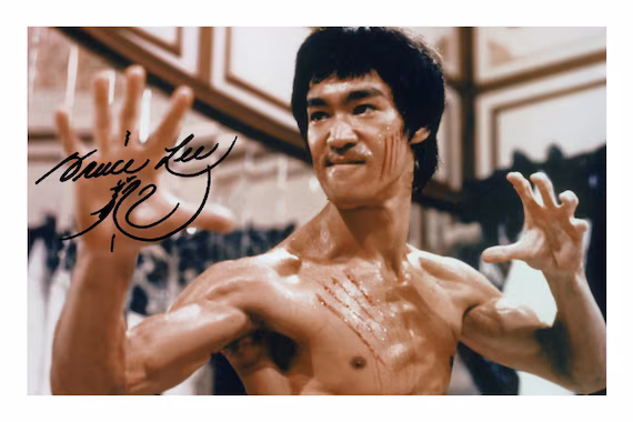 Bruce Lee Enter the Dragon Signed Autograph