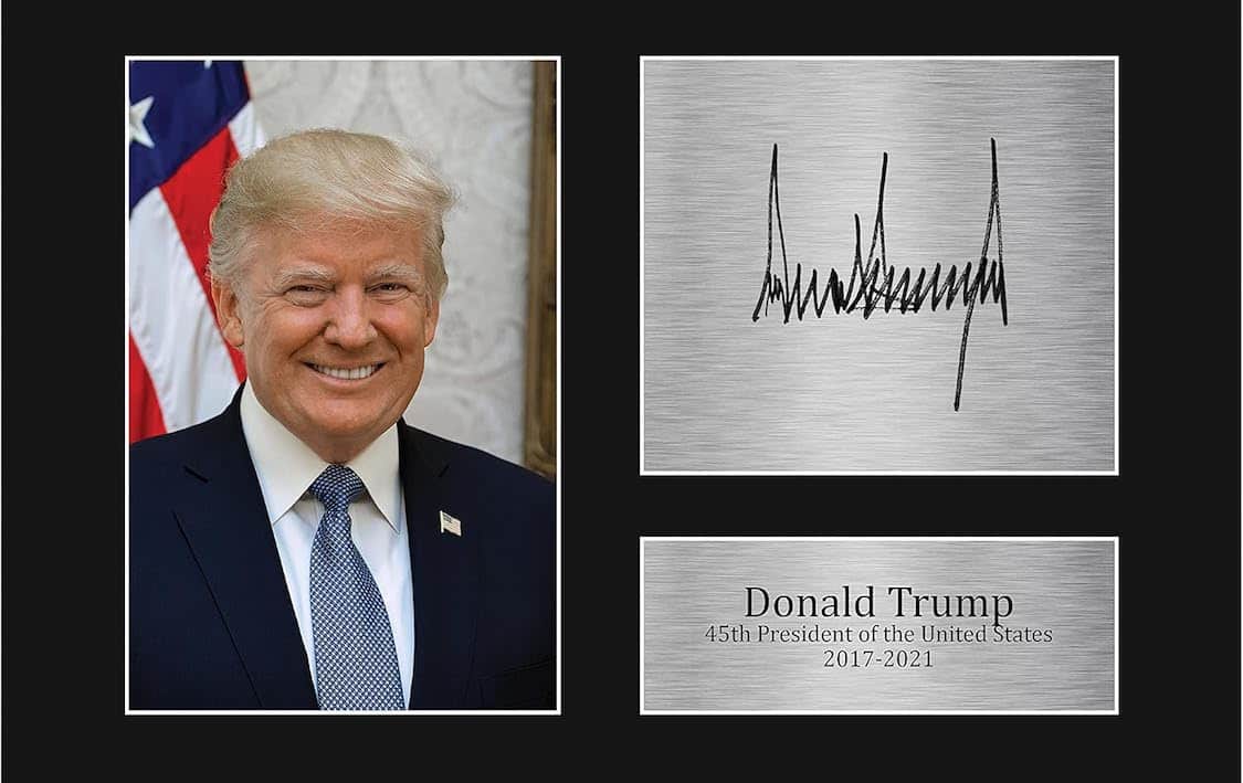 Donald Trump Signature & Autograph