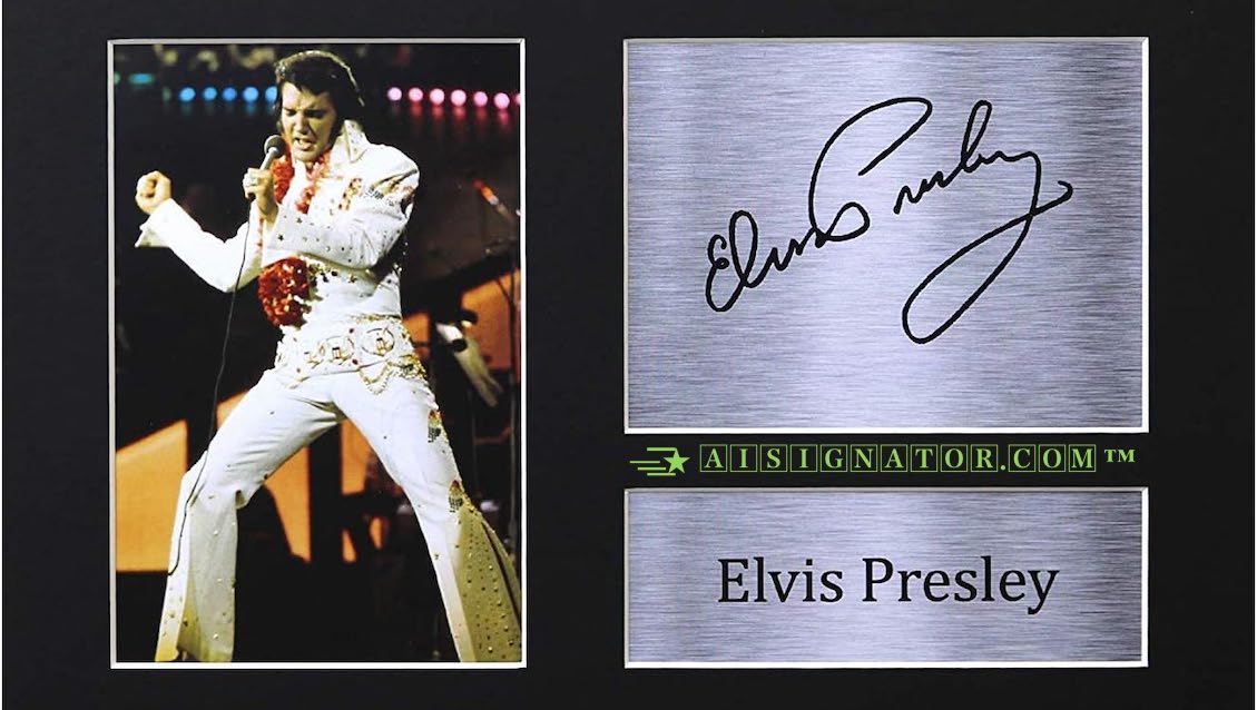 Elvis Presley Signature & Autograph