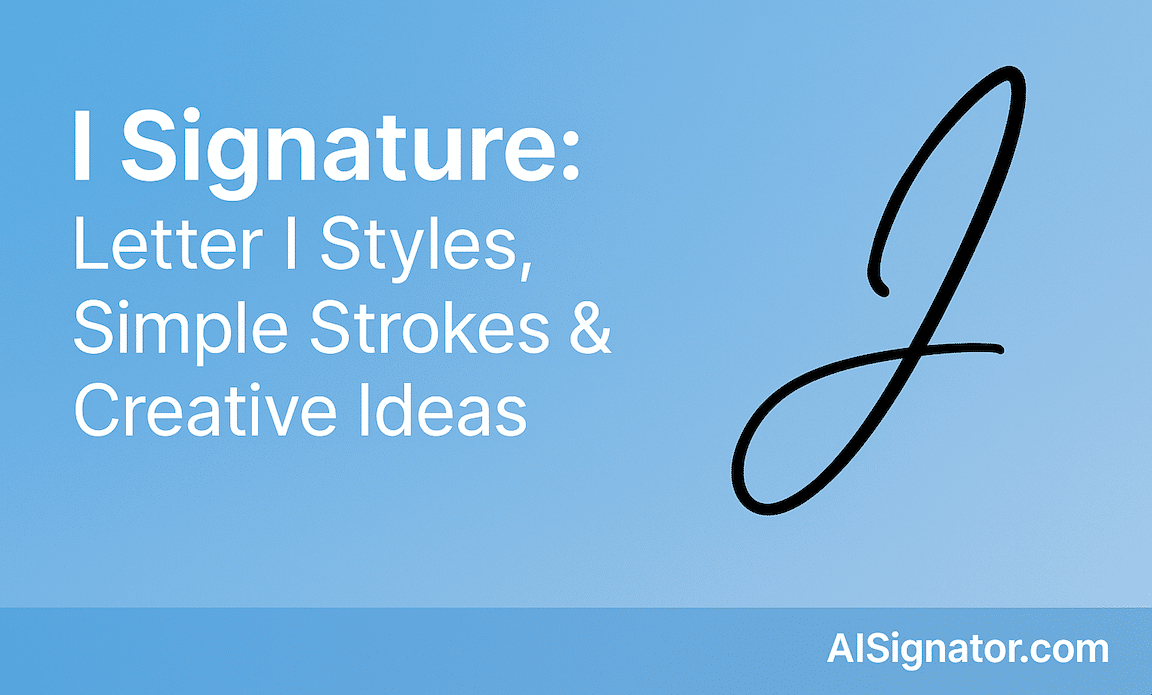 I Signature