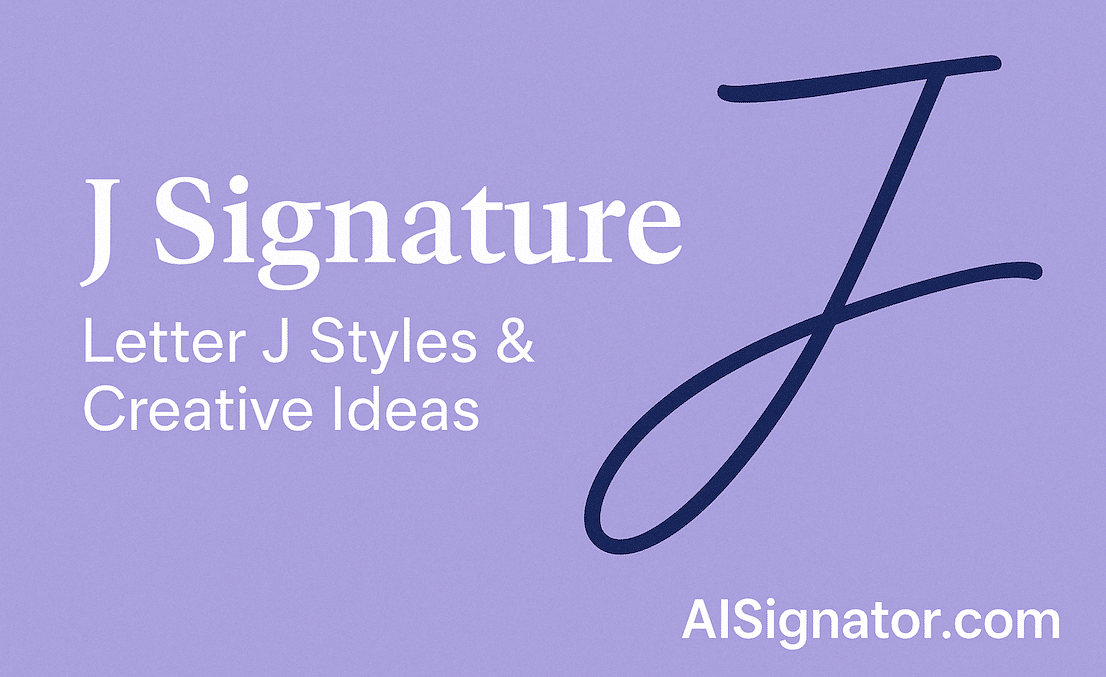 J Signature
