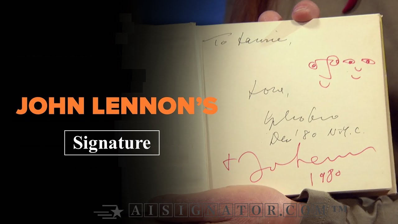 John Lennon Signature & Autograph
