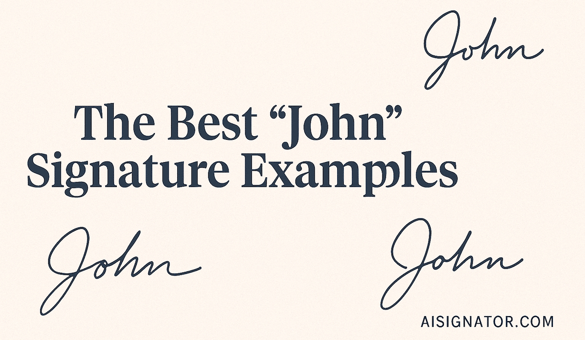 John Signature