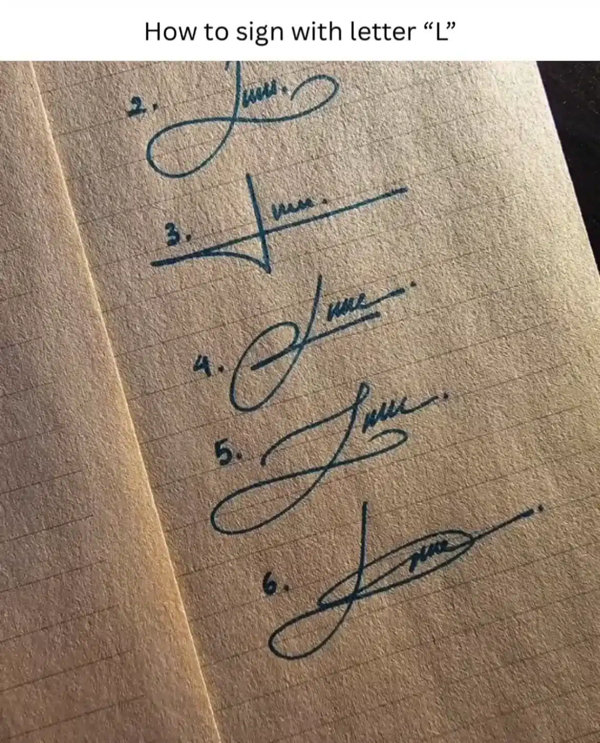 L signature style name