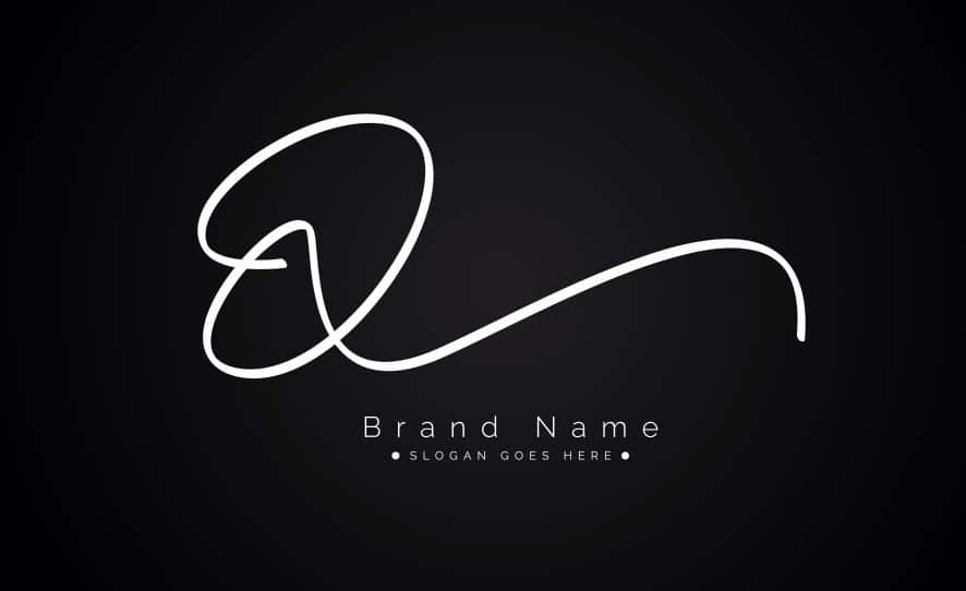 Letter Q autograph