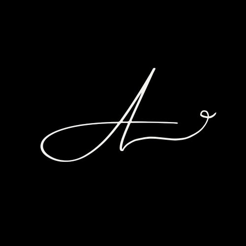 Letter a signature examples
