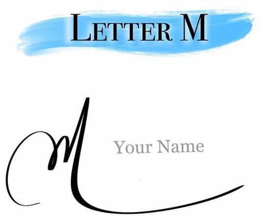 M name signature