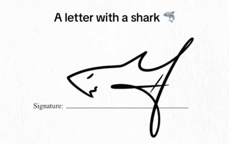 M signature easy with shart