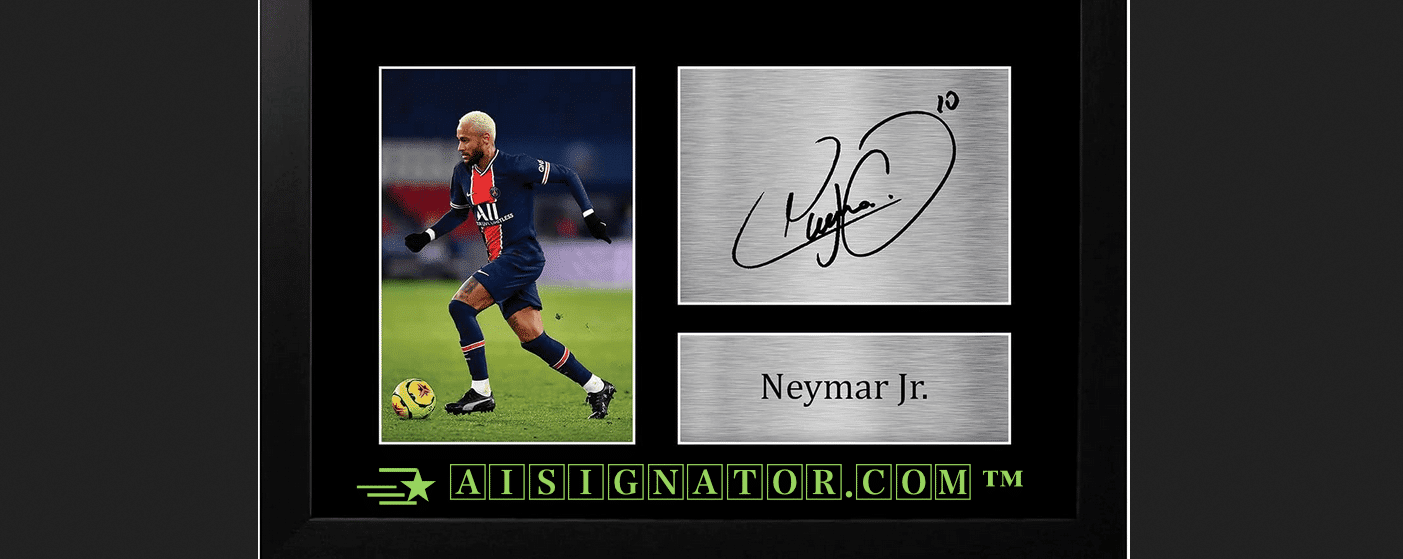 Neymar Signature & Autograph