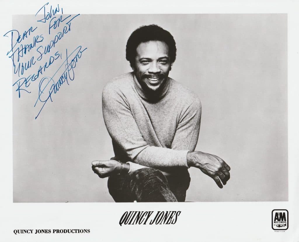 Quincy Jones signature