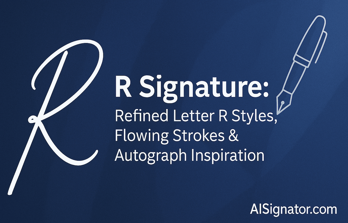 R Signature