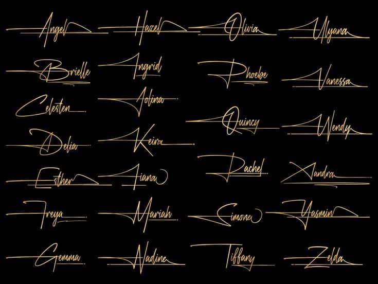 Real Handwritten Styles A-Z