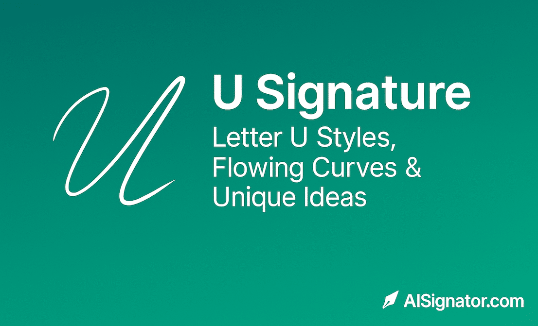 U signature