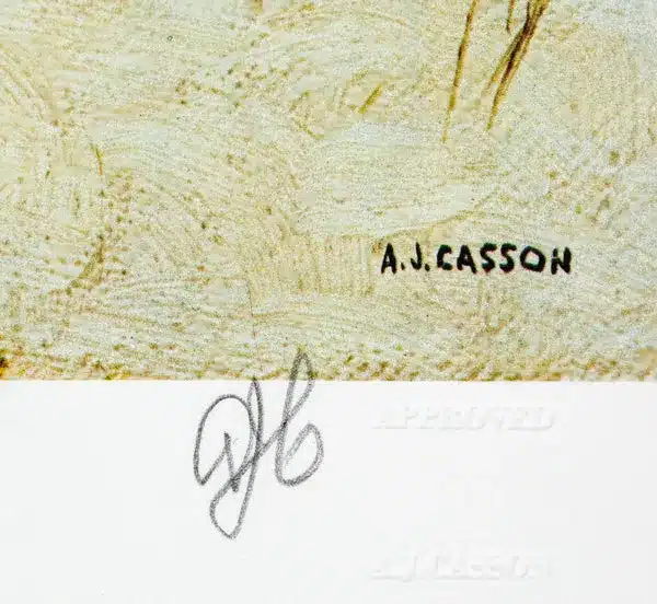 A.J. Casson signature