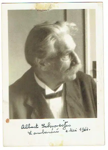 Albert Schweitzer signature