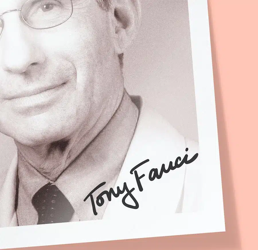 Anthony Fauci signature