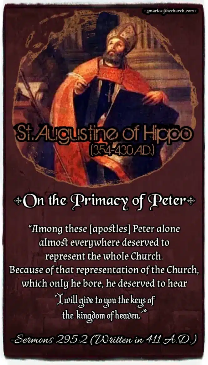 Augustine of Hippo – The 4 Marks