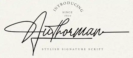 Authorman - Stylish Signature Scrip