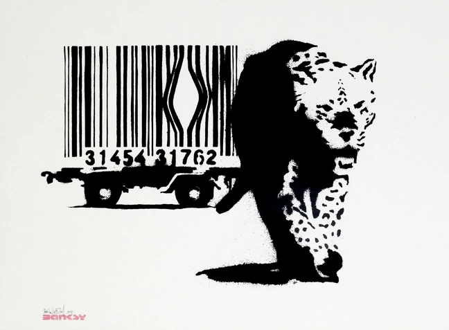 Banksy Barcode (Signed Print) 2004