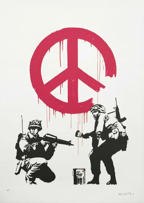 Banksy CND Soldiers (Signed Print) 2005