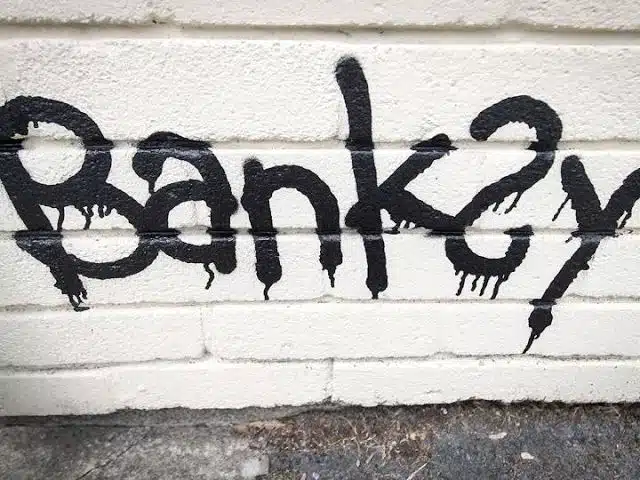 Banksy art signature