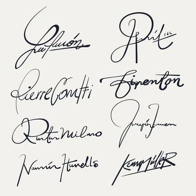 Best autograph examples
