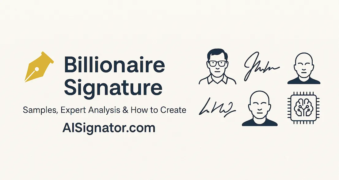 Billionaire Signature