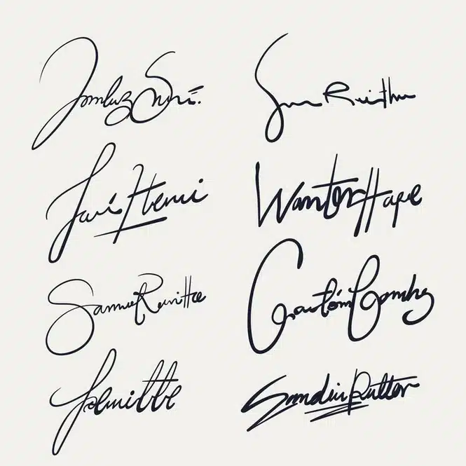 Bold & Block Letter Signatures