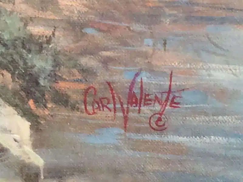 Carl Valente signature