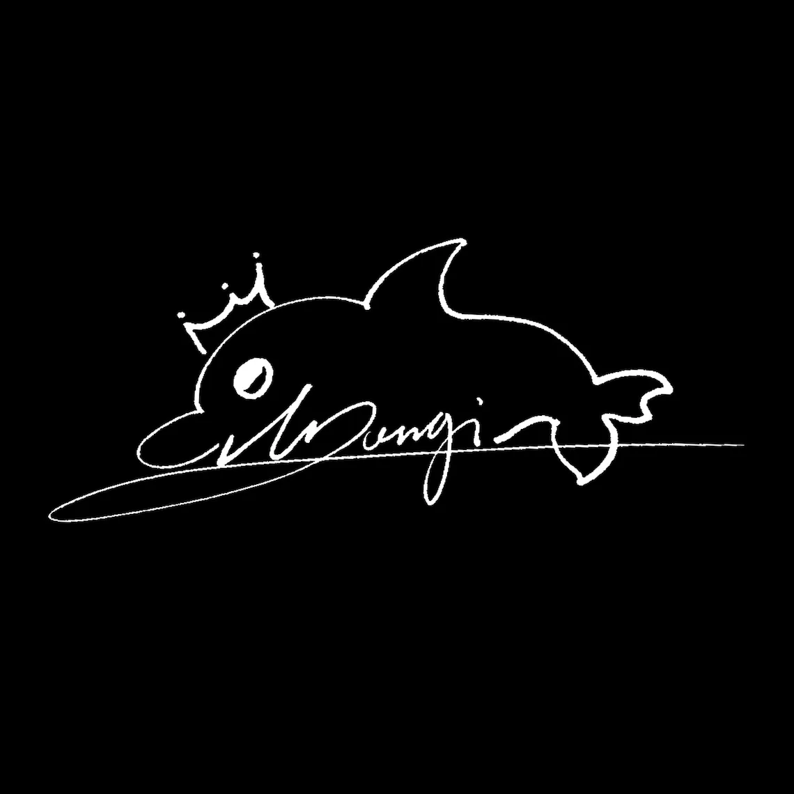 Cute Signature With Dolphin