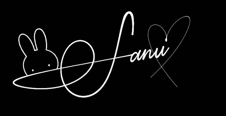 Cute autograph with cat and heart