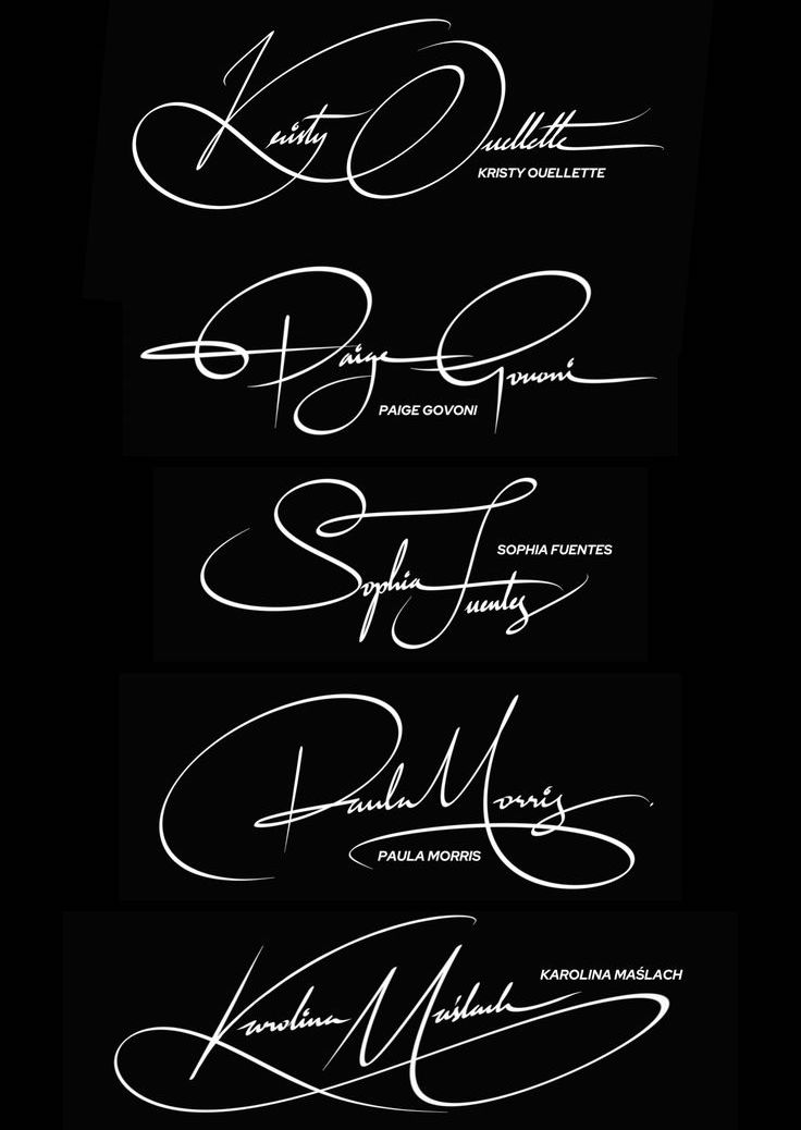Cute signature ideas