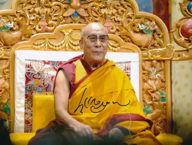 Dalai Lama signature