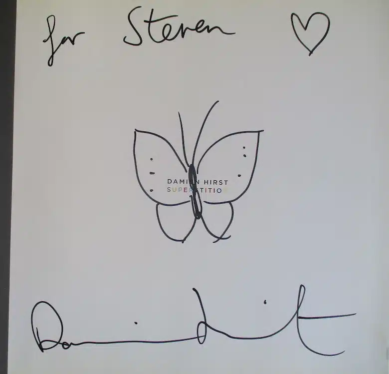 Damien Hirst signature
