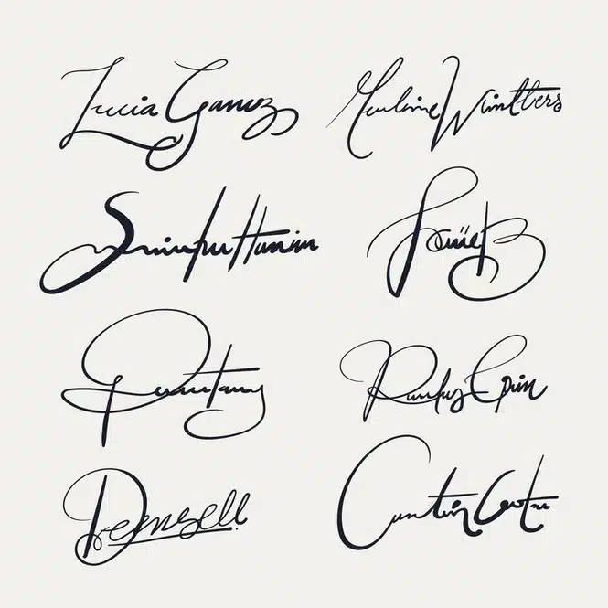 Digital & Legal Signature Examples