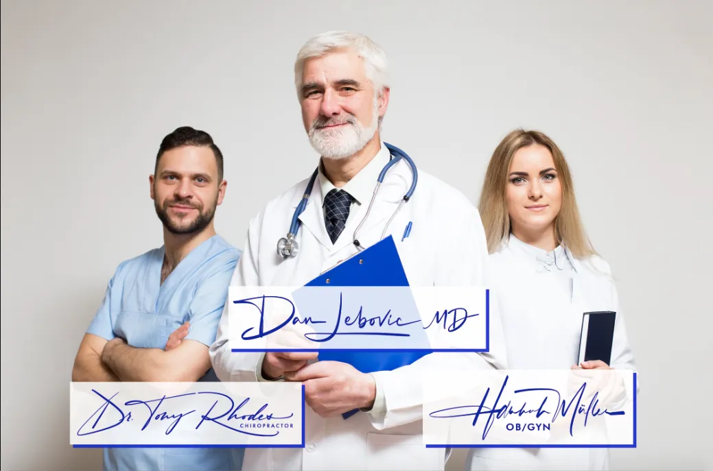 Doctor signature examples
