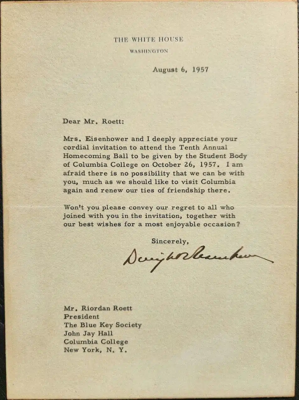 Dwight D. Eisenhower signature
