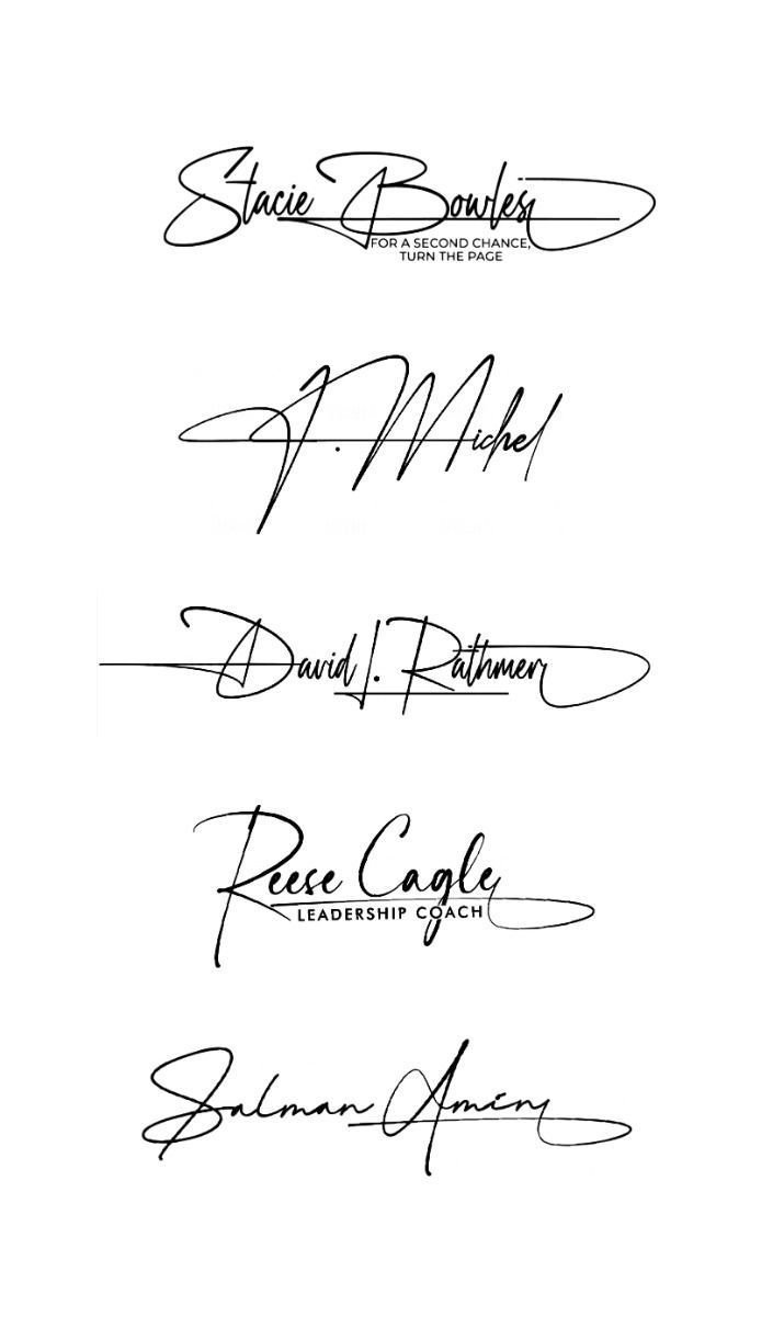 Full-name flowing cursive