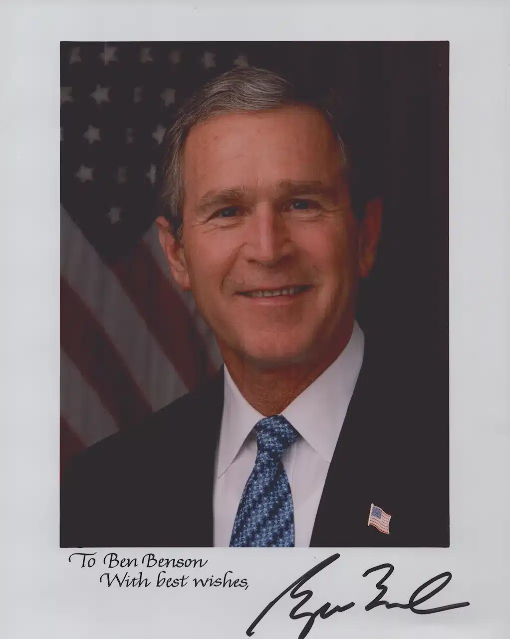 George W. Bush signature