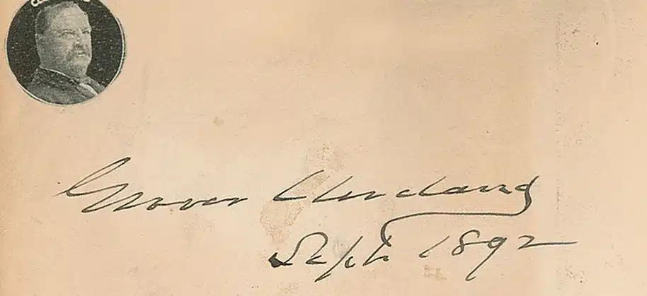Grover Cleveland signature