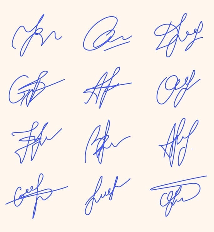 Handwritten signature ideas for my name