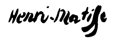 Henri Matisse signature