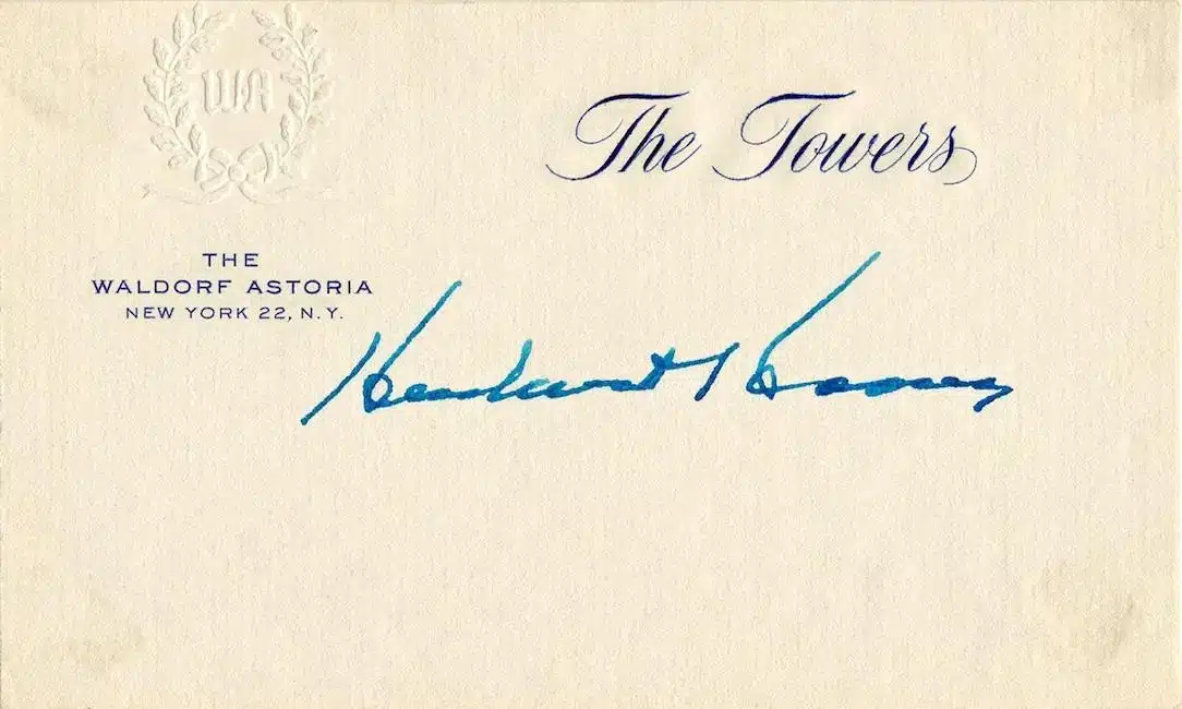 Herbert Hoover signature