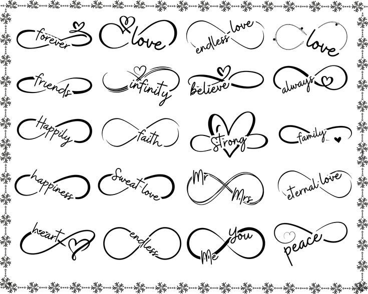 Infinity Autograph Samples