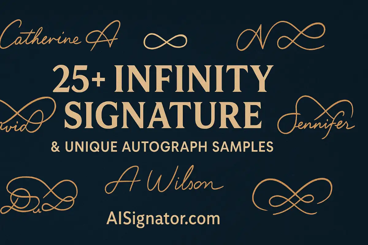 Infinity Signature Ideas