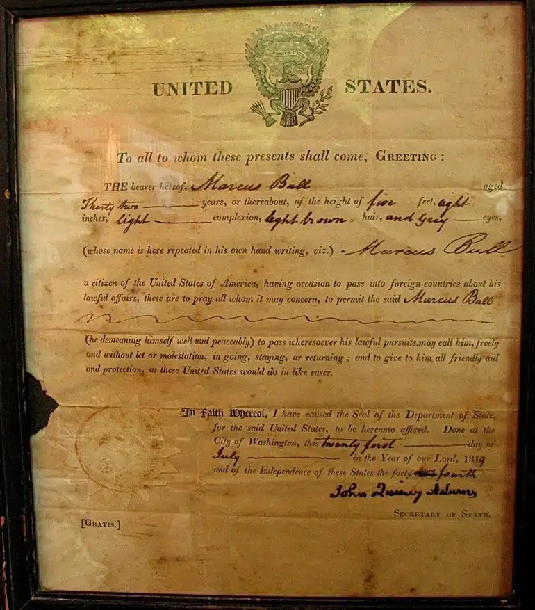 John Quincy Adams signature